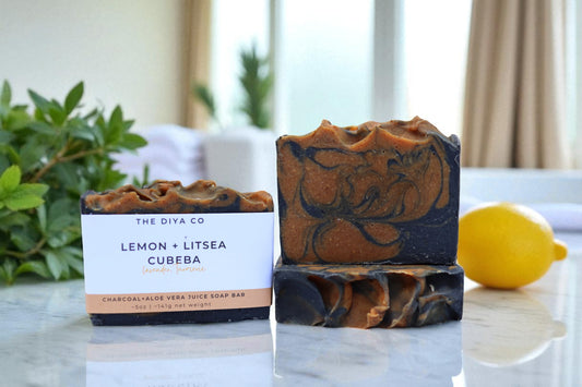 Lemon, Litsea Cubeba, Lavender Palm-Oil Free Soap Bar