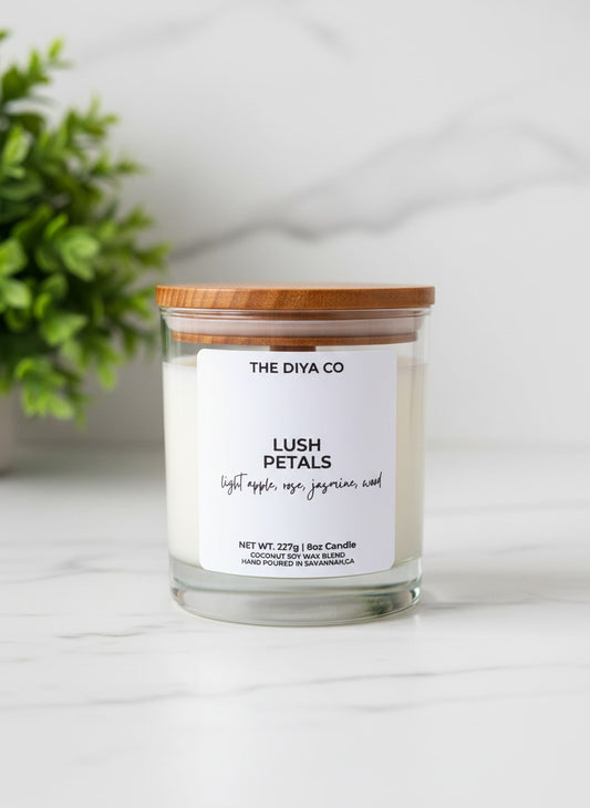 8 oz Lush Petals | Coconut Soy Candle