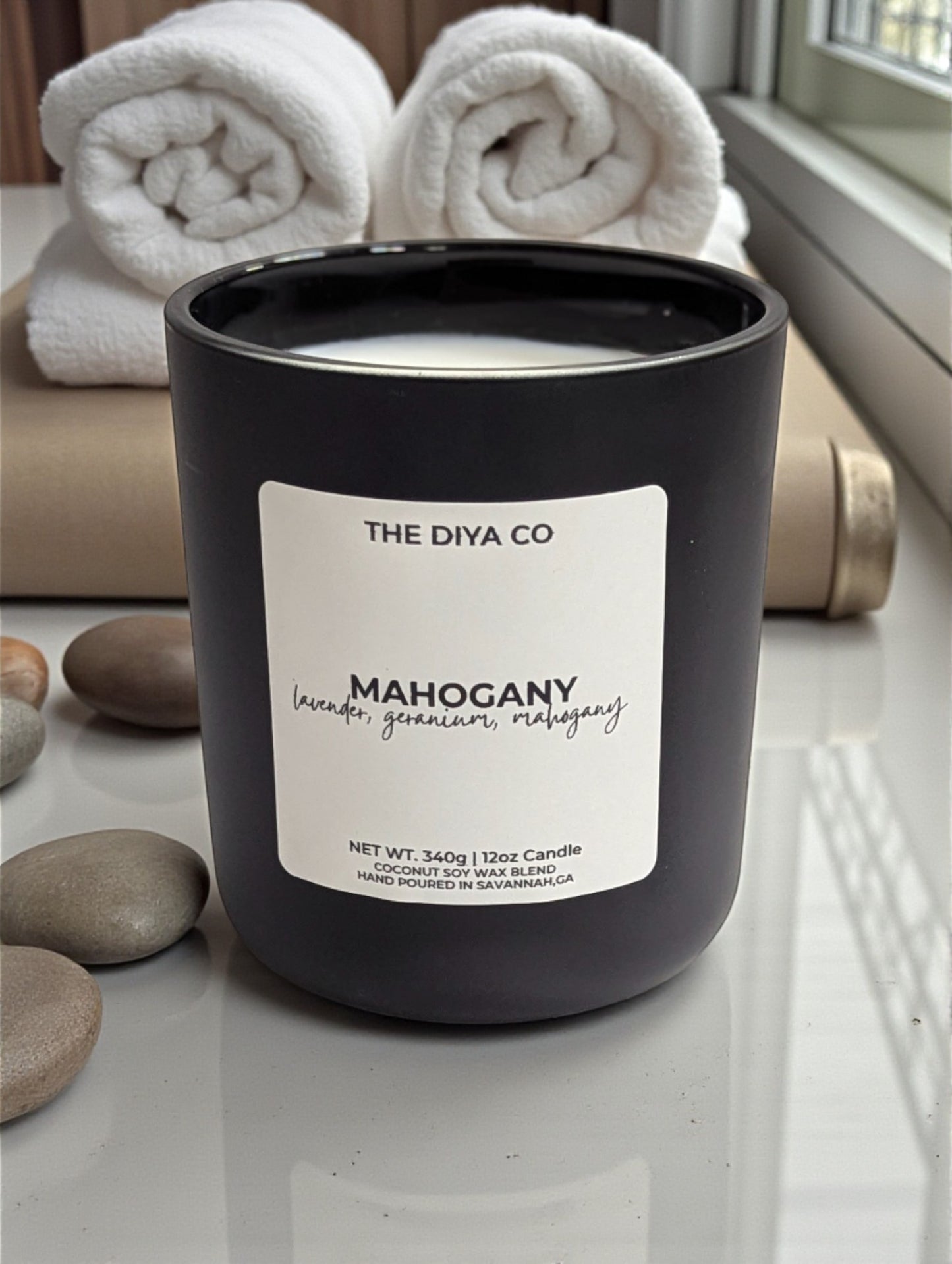 12 oz Mahogany  | Coconut Soy Candle