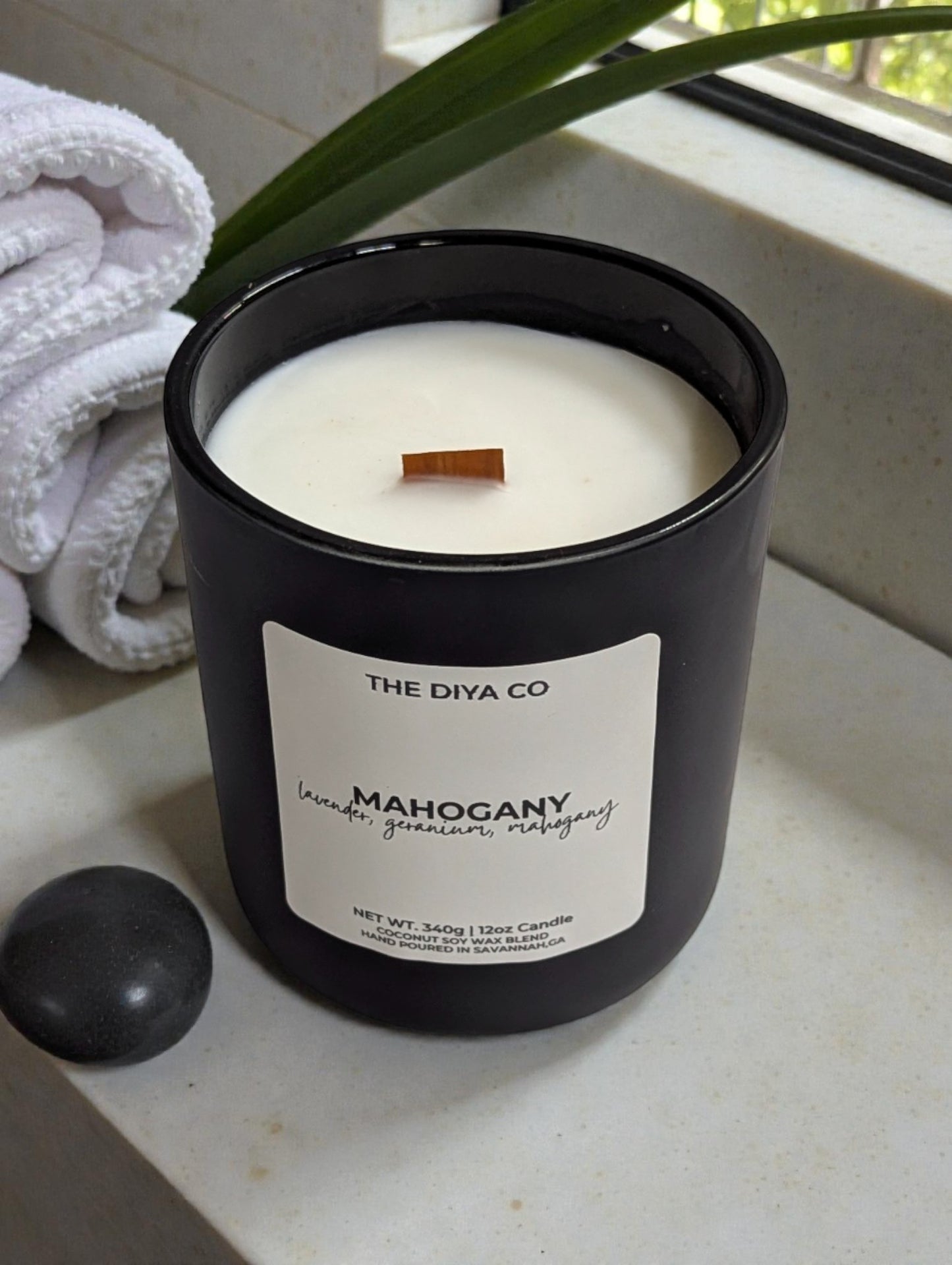 12 oz Mahogany  | Coconut Soy Candle