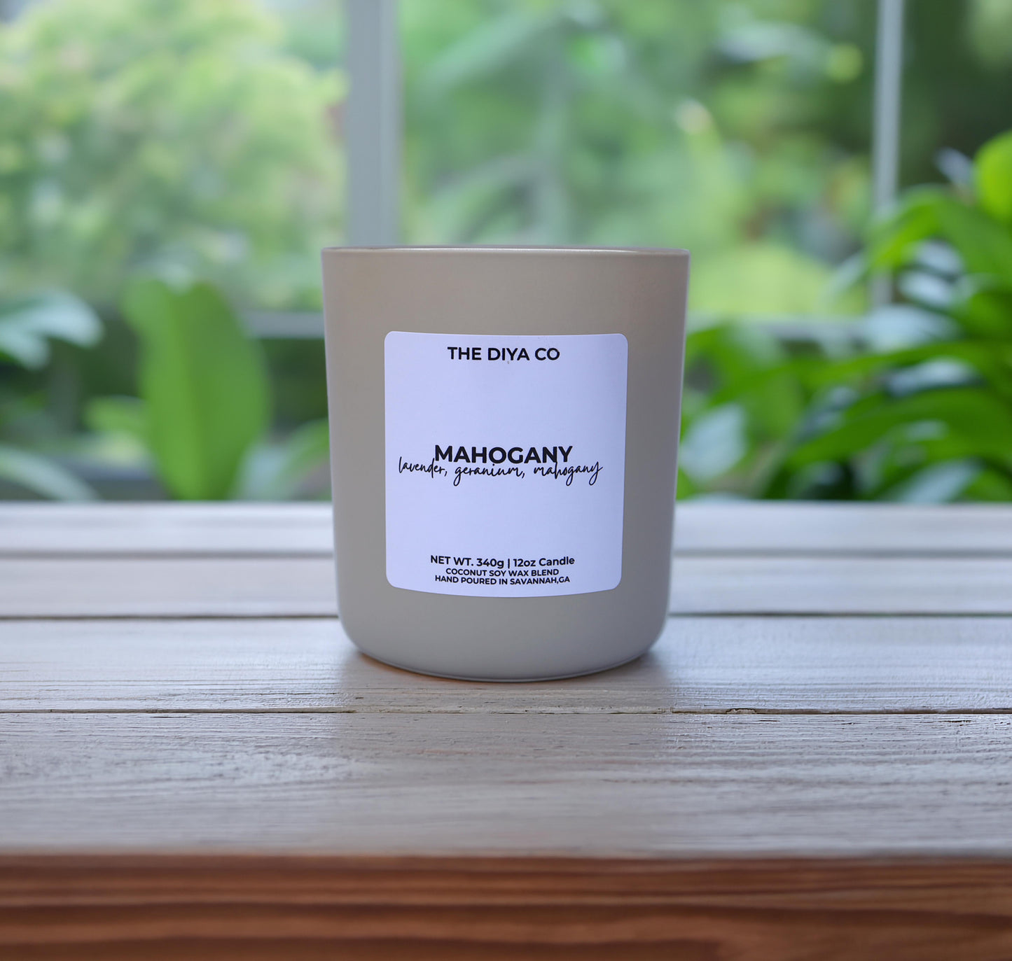 12 oz Mahogany  | Coconut Soy Candle