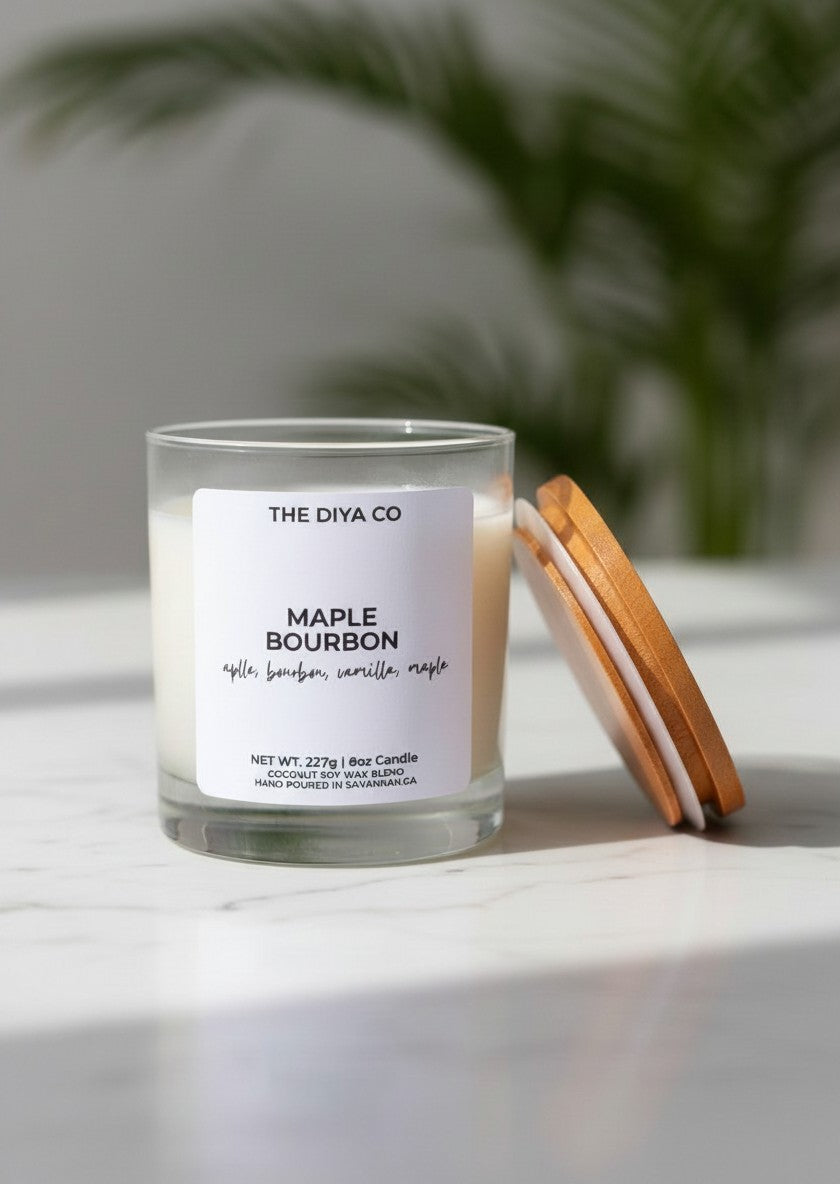 8 oz Maple Bourbon | Coconut Soy Candle