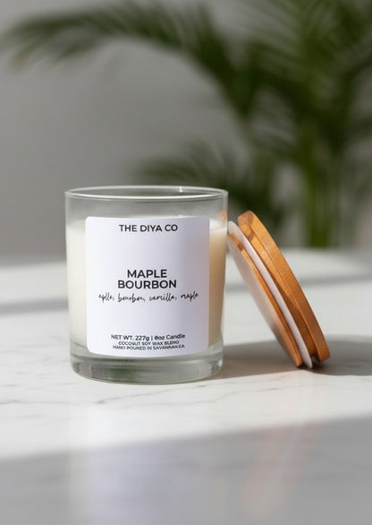 8 oz Maple Bourbon | Coconut Soy Candle