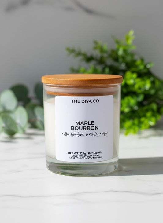 8 oz Maple Bourbon | Coconut Soy Candle