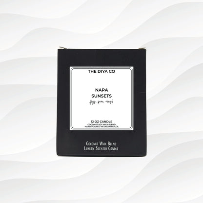 12 oz Napa Sunsets Aura Candle w/box