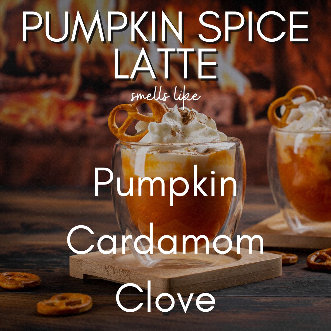 10oz Pumpkin Spice Latte Candle | Coconut Soy | Rock Glass