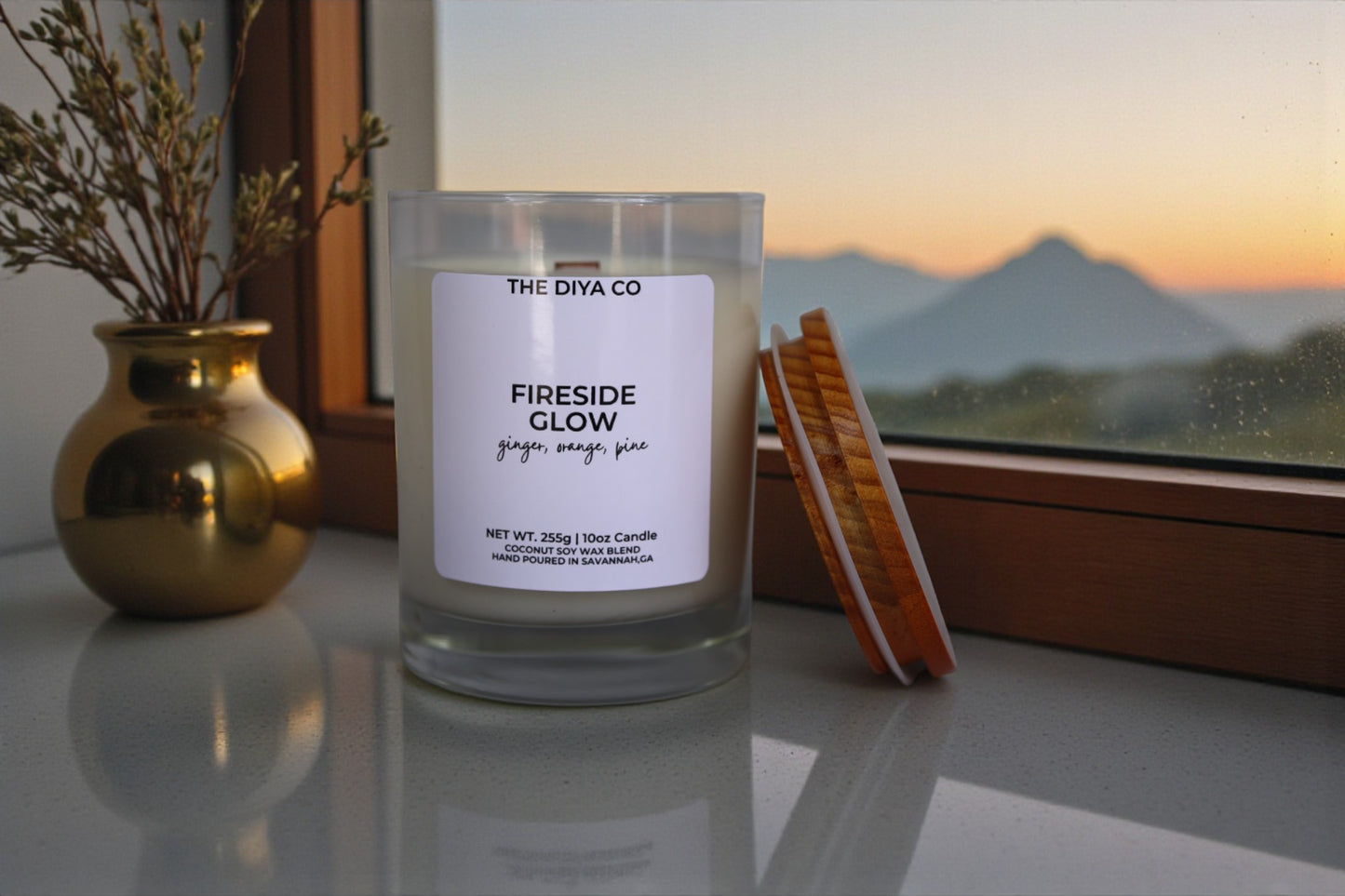 10 oz Fireside Glow | Coconut Soy Candle