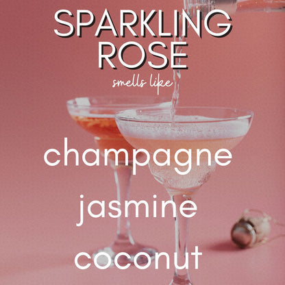 10 oz Sparkling Rosé | Coconut Soy Candle