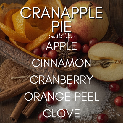 12 oz Cranapple Pie | Coconut Soy Candle